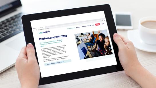 website mijndiploma.be