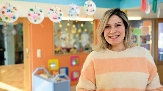 Rihab Smida in kindercreche